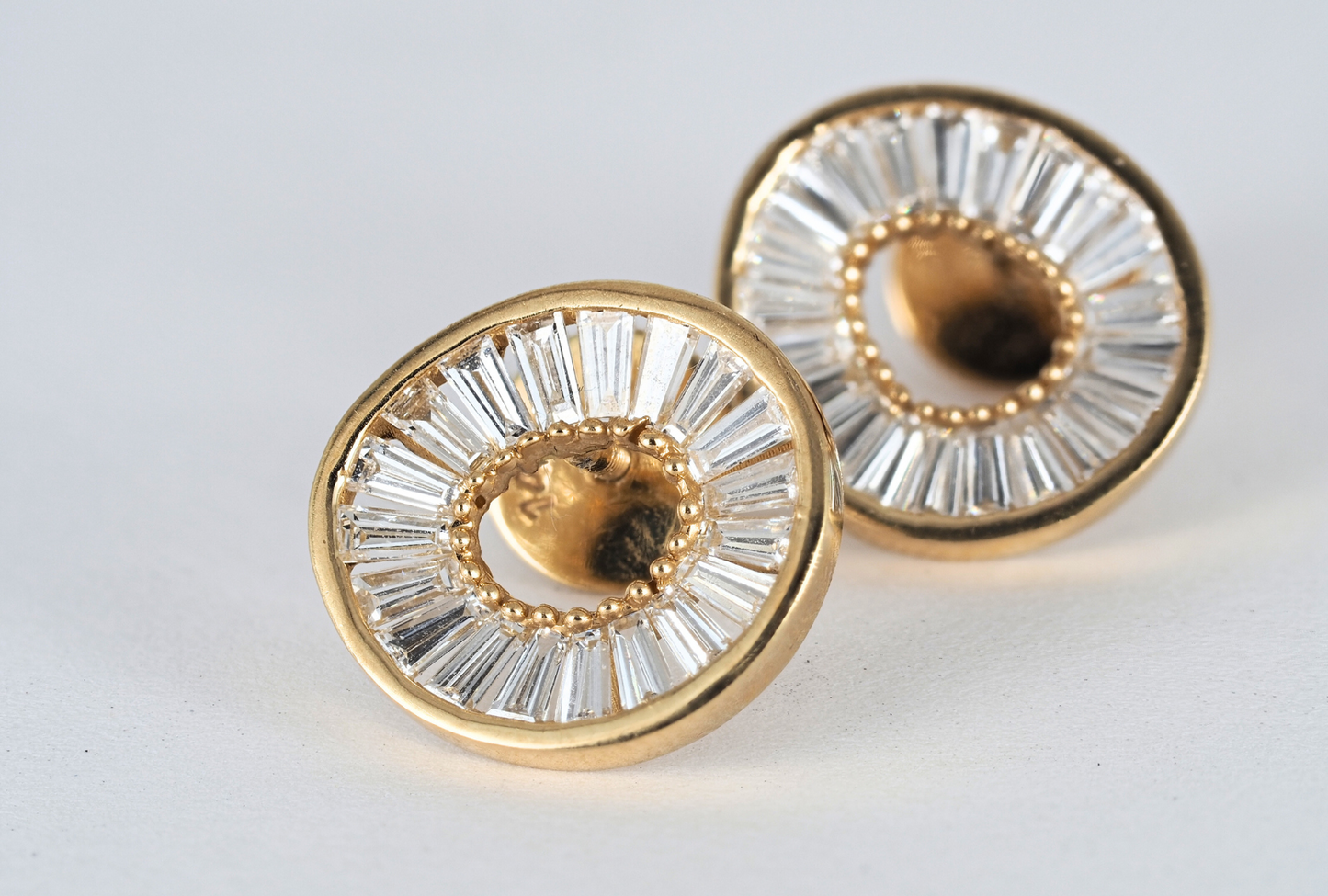 Earrings TAPPERED BAGUETTE 14KY Lab Grown Diamonds