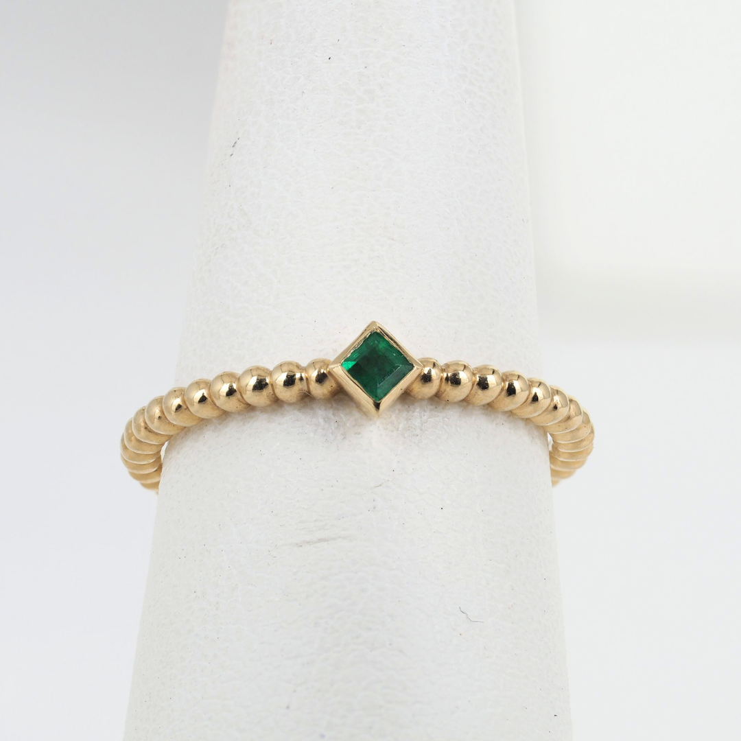 Ring 14KY Gold Emerald