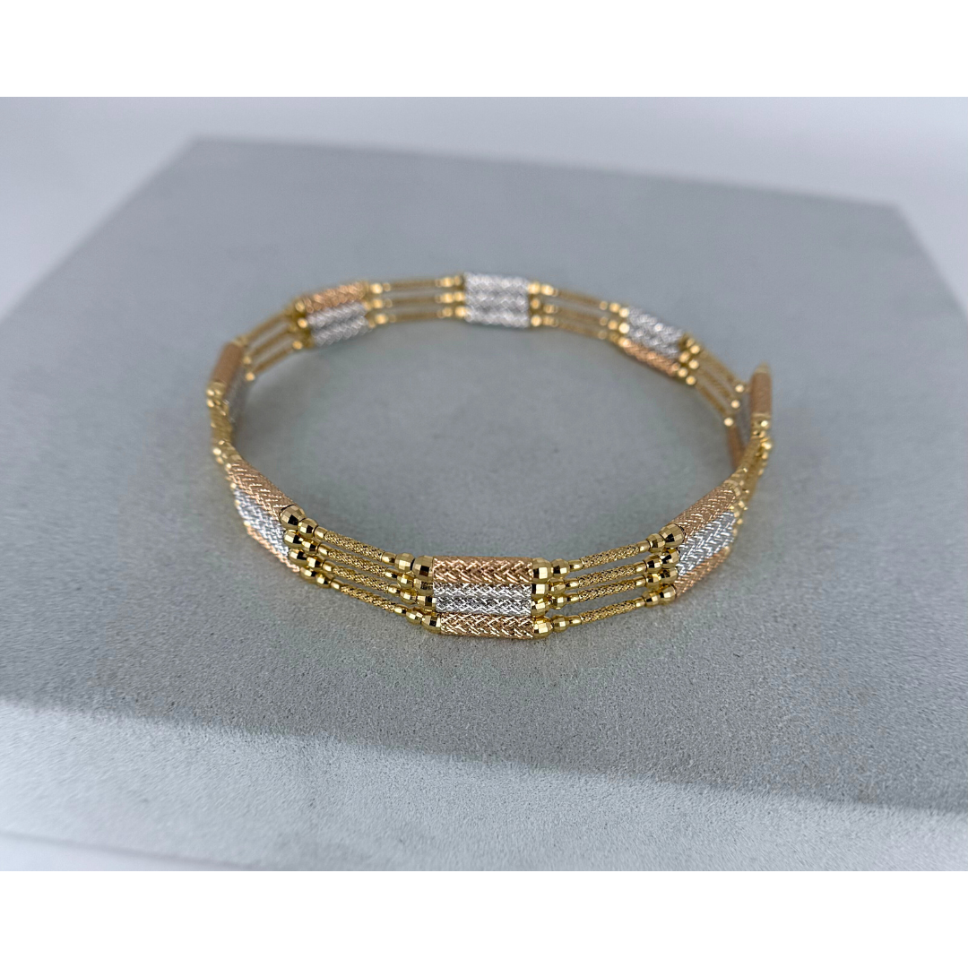 Necklace chain 18k Gold magnet , yellow, pink, white