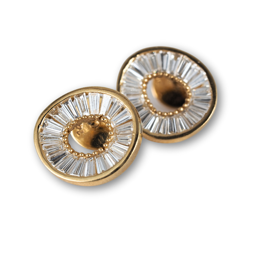 Earrings TAPPERED BAGUETTE 14KY Lab Grown Diamonds