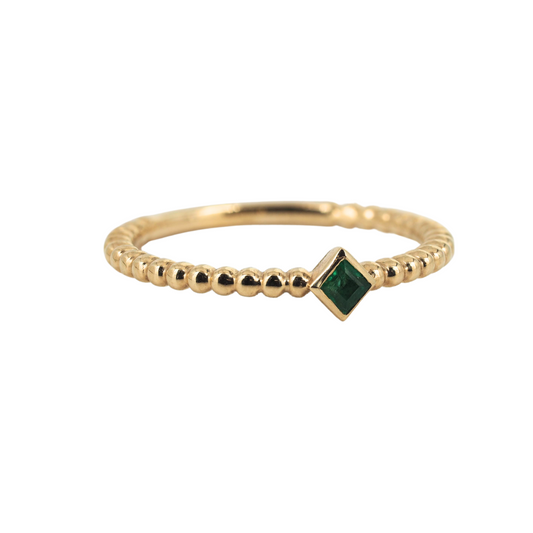Ring 14KY Gold Emerald