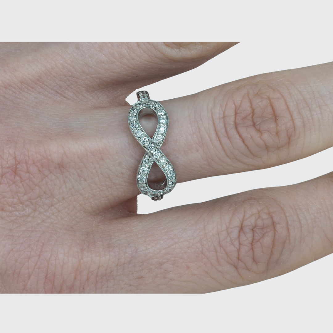 Ring 14KW Gold Diamonds