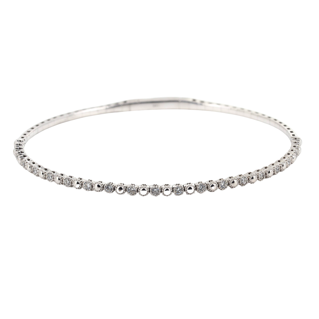 Bracelet 14KW Gold Lab Grown Diamonds