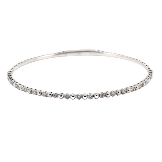 Bracelet 14KW Gold Lab Grown Diamonds
