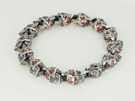 Bracelet Skull Enamel Small