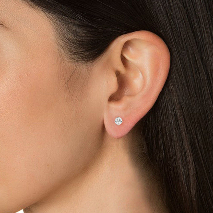 Diamond Studs Earrings in 14K Gold
