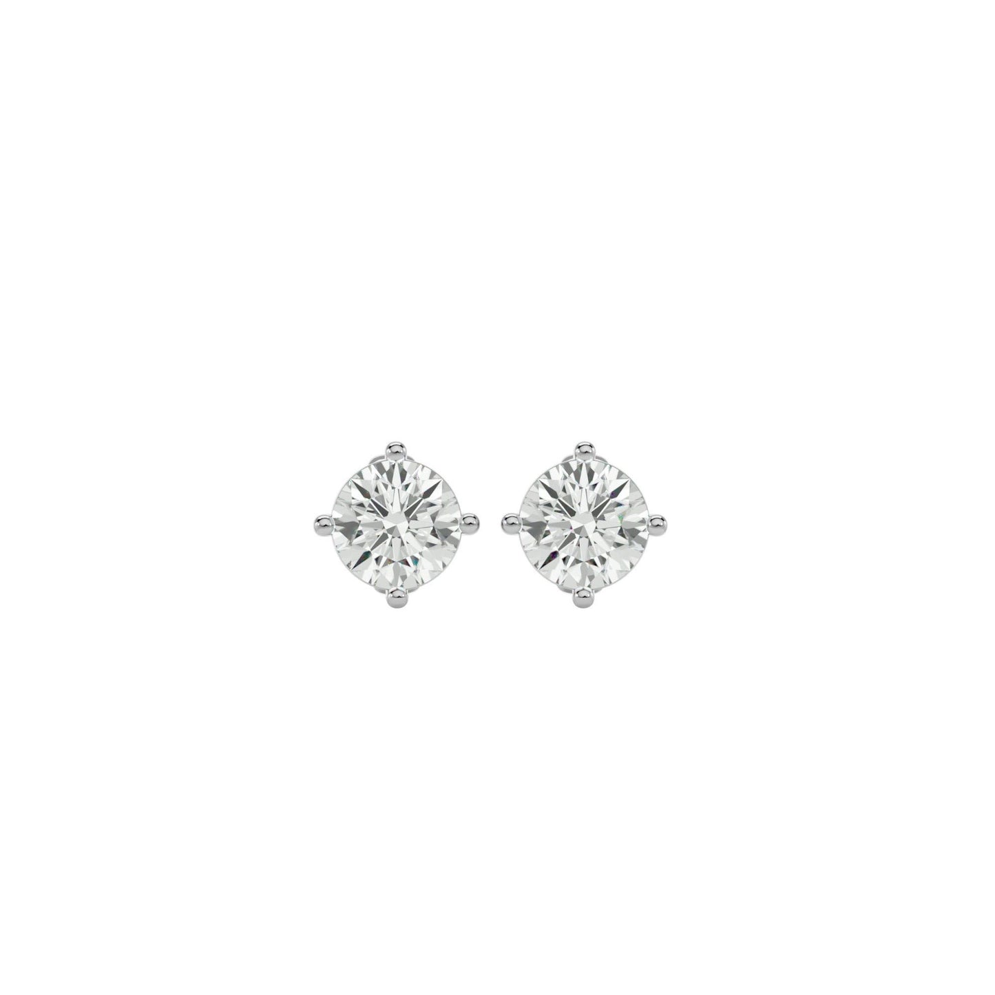 Diamond Studs Earrings in 14K Gold