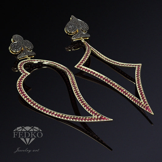 Earrings "Cazino"