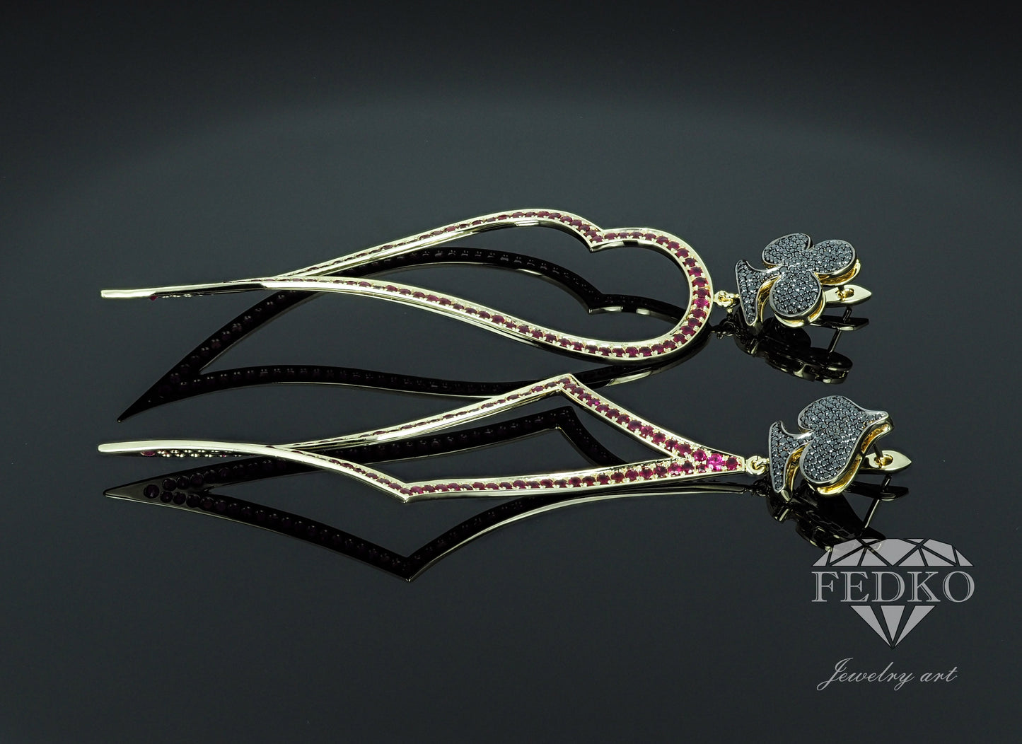 Earrings "Cazino"