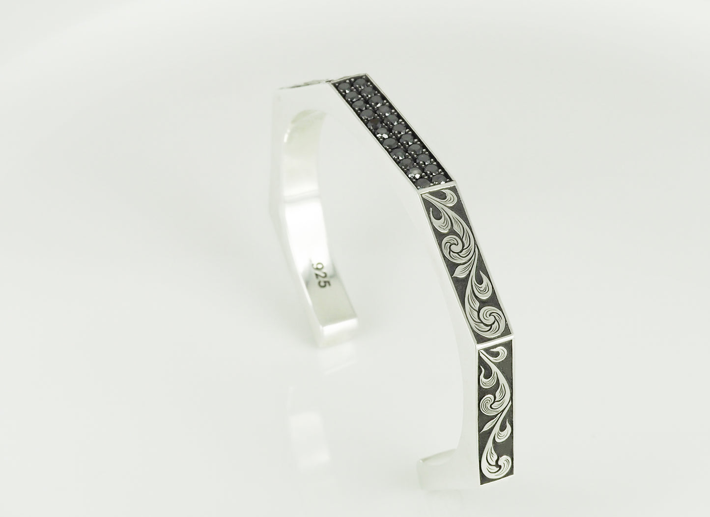 Bracelet Sterling Silver 925 Engraving HandMade