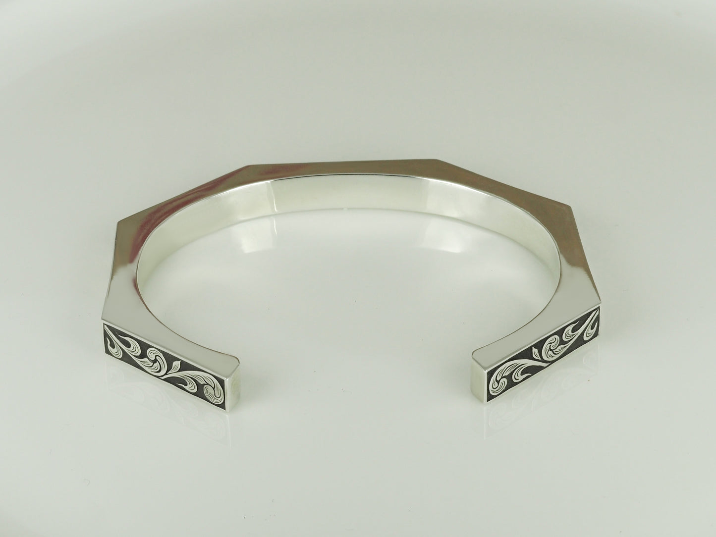 Bracelet Sterling Silver 925 Engraving HandMade
