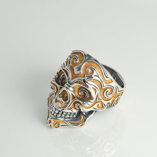 Ring Skull Plated Gold