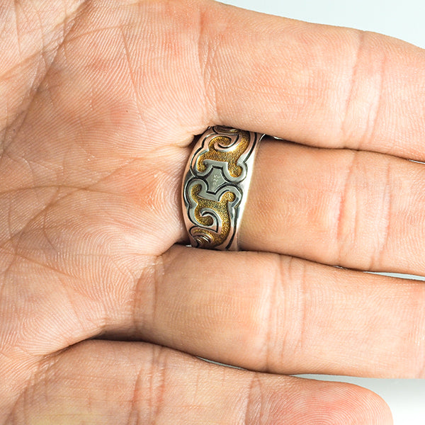 Ring Skull Plated Gold